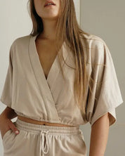 Hemp Kimono Crop New