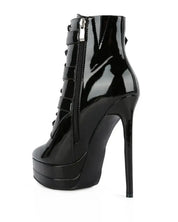 High Heeled Patent PU Stiletto Boot