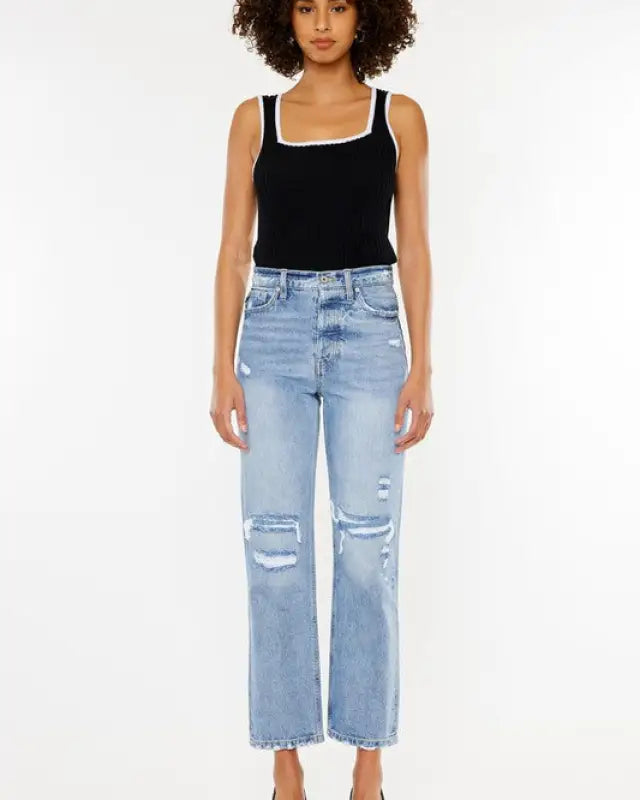 High Rise 90’s Boyfriend Jeans - Jeans