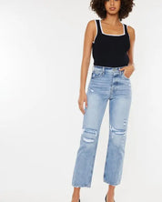 High Rise 90’s Boyfriend Jeans - Light / 0/23 - Jeans