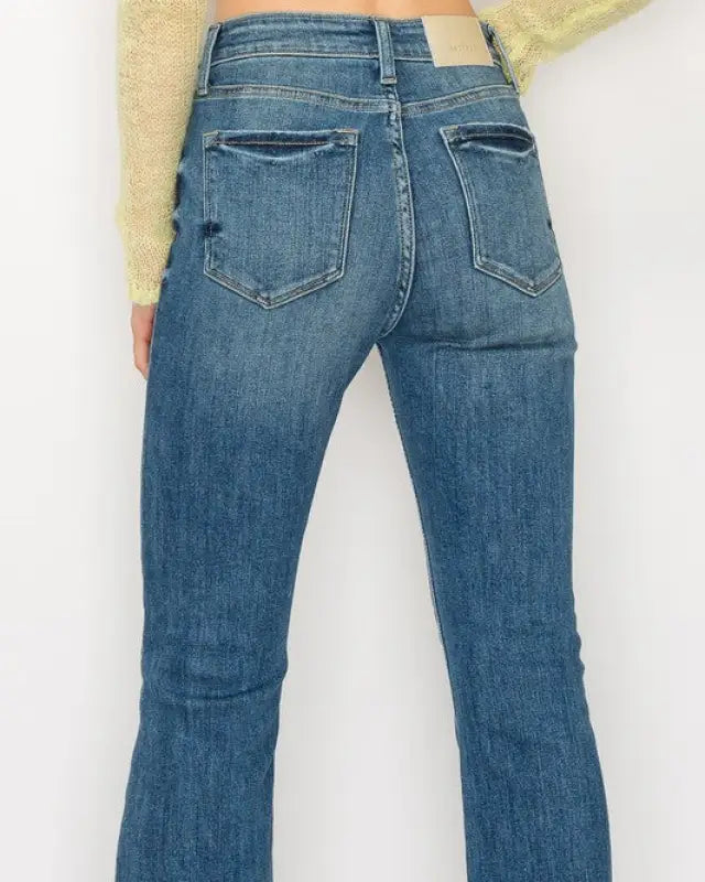 High Rise Boot Cut Jeans