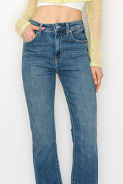 High Rise Boot Cut Jeans