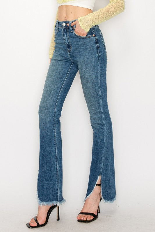 High Rise Boot Cut Jeans