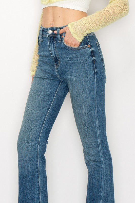 High Rise Boot Cut Jeans