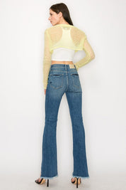 High Rise Boot Cut Jeans