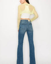 High Rise Boot Cut Jeans