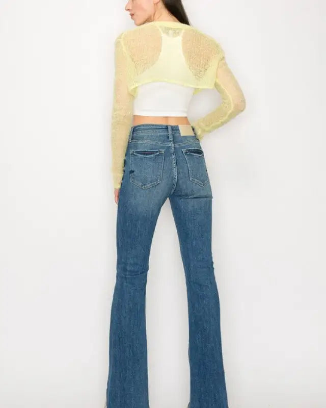 High Rise Boot Cut Jeans