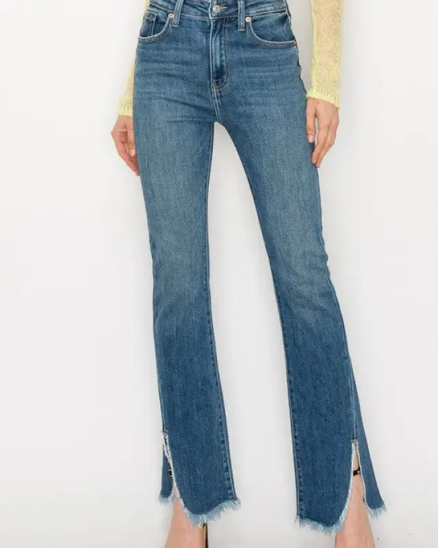 High Rise Boot Cut Jeans