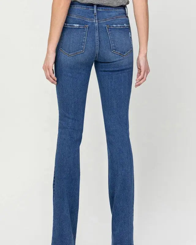 High Rise Bootcut Jeans