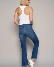 HIGH RISE CROP BOOT JEANS