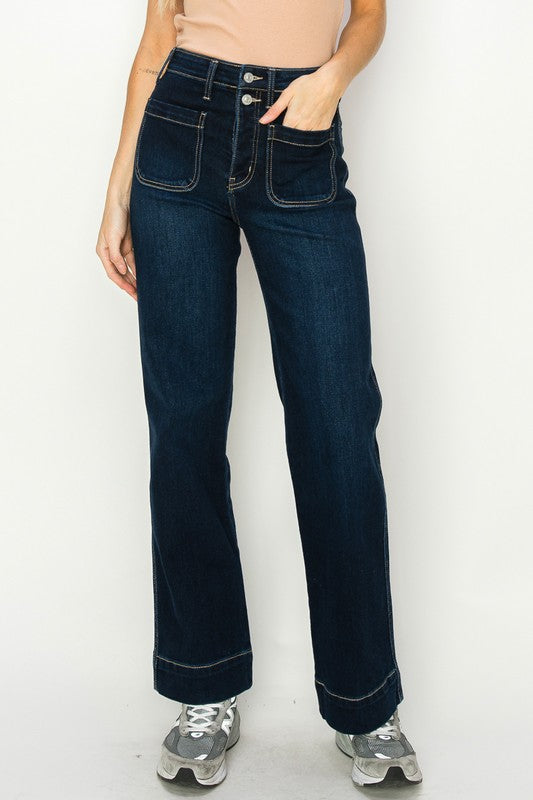 High Rise Modern Wide Jeans