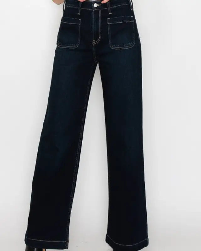 High Rise Modern Wide Jeans