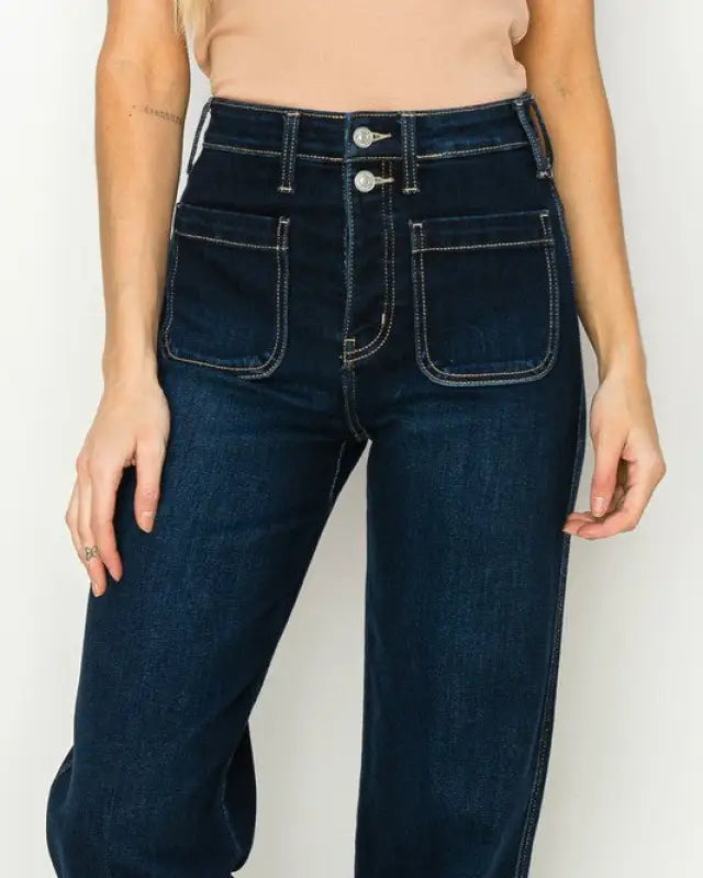 High Rise Modern Wide Jeans