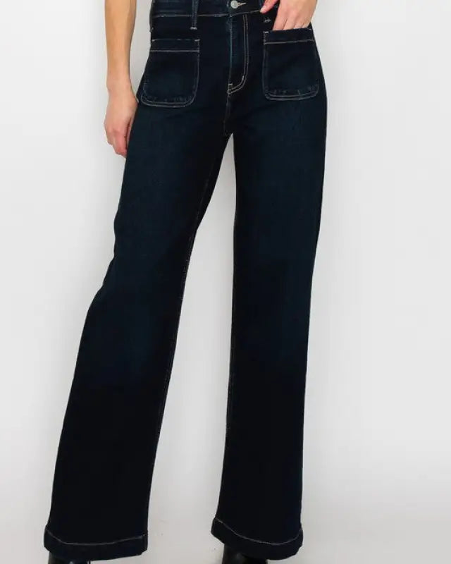 High Rise Modern Wide Jeans