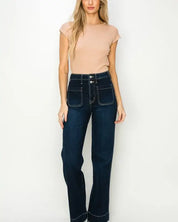 High Rise Modern Wide Jeans