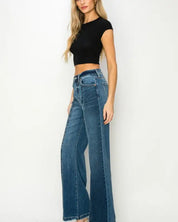 High Rise Relaxed Flare Jeans