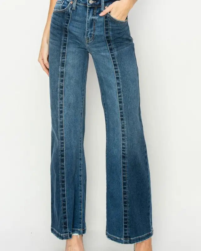 High Rise Relaxed Flare Jeans