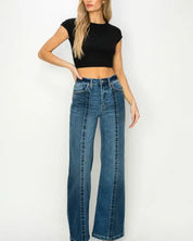 High Rise Relaxed Flare Jeans