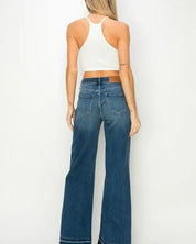 High Rise Relaxed Wide Leg Jeans