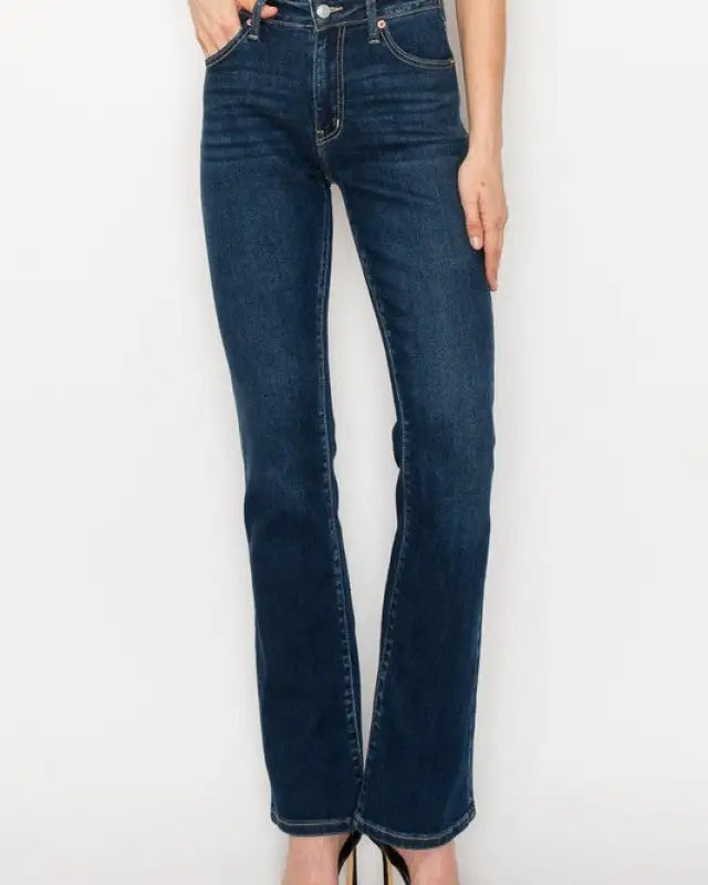 High Rise Skinny Bootcut Jeans