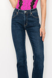 High Rise Skinny Bootcut Jeans