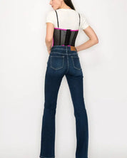 High Rise Skinny Bootcut Jeans