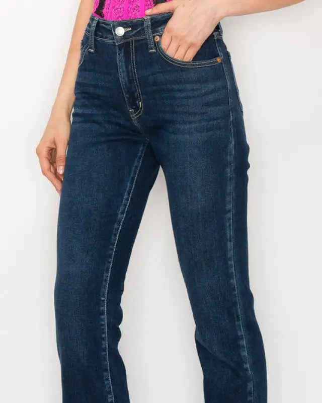 High Rise Skinny Bootcut Jeans