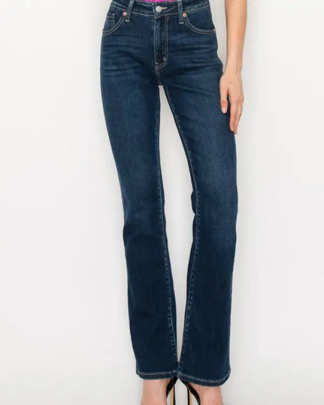 High Rise Skinny Bootcut Jeans