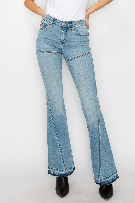 High Rise Skinny Flare