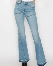 High Rise Skinny Flare