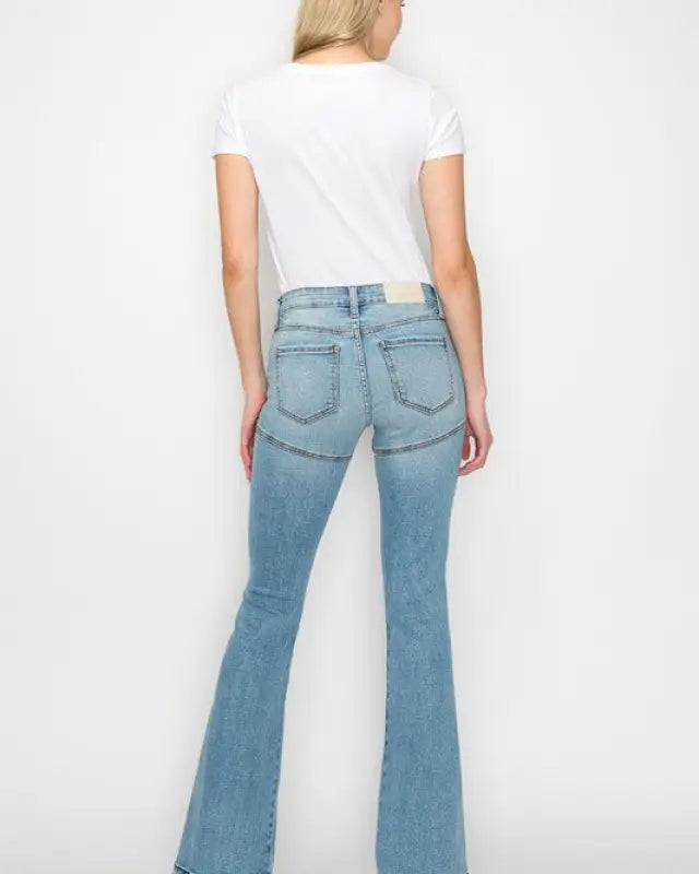 High Rise Skinny Flare