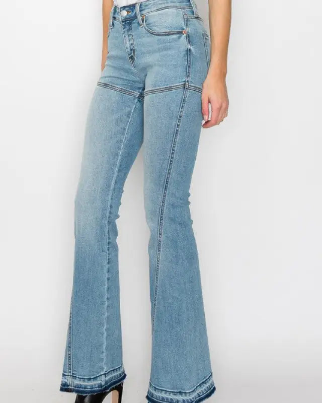 High Rise Skinny Flare