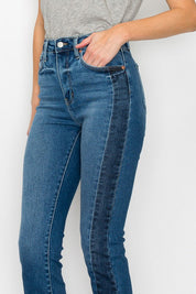 High Rise Slim Straight Jeans