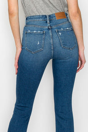 High Rise Slim Straight Jeans