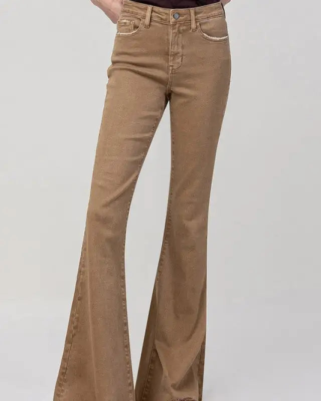 High Rise Super Flare Jeans - Jeans