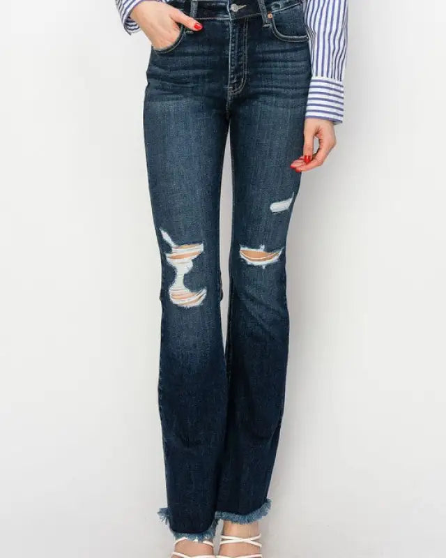 High Rise Western Boot Jeans