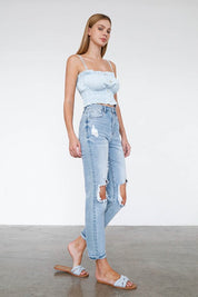 HIGH WAIST MOM JEANS