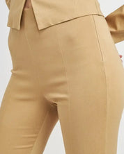 HIGH WAIST PANTS WITH FRONT SLITS