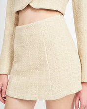 High Waist Wrapped Skort