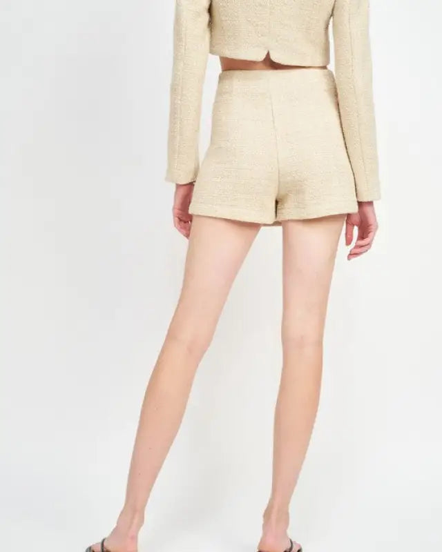 High Waist Wrapped Skort