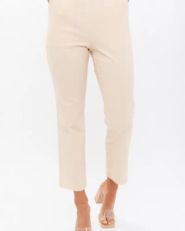 High-Waisted Crop Pants