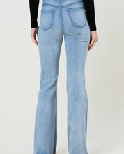 High-Waisted Flare Jeans - Jeans