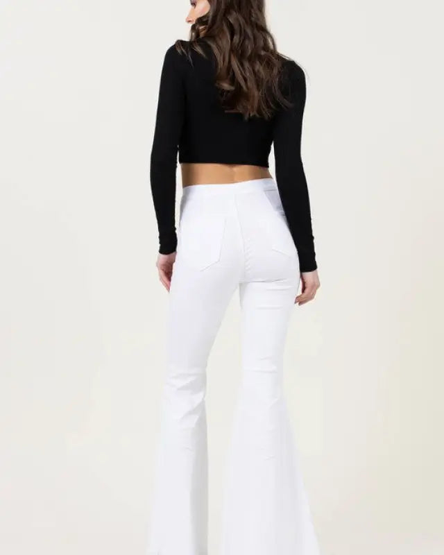 High Waisted Flare Jeans