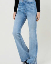 High-Waisted Flare Jeans - Jeans