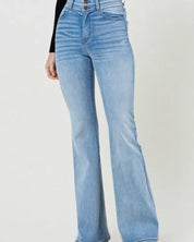 High-Waisted Flare Jeans - Jeans