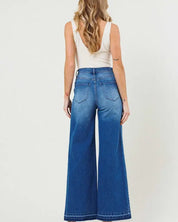 High Waisted Wide Leg Jeans