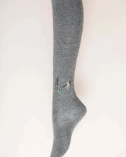 Hummingbird Wool Knee High Socks