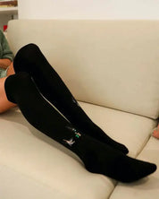 Hummingbird Wool Knee High Socks