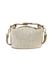 Imani Crochet Top Handle Crossbody - Straw / OneSize