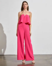 Jamie Off Shoulder Flounce Jumpsuit